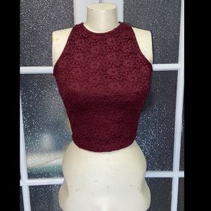 Lace Cropped Top